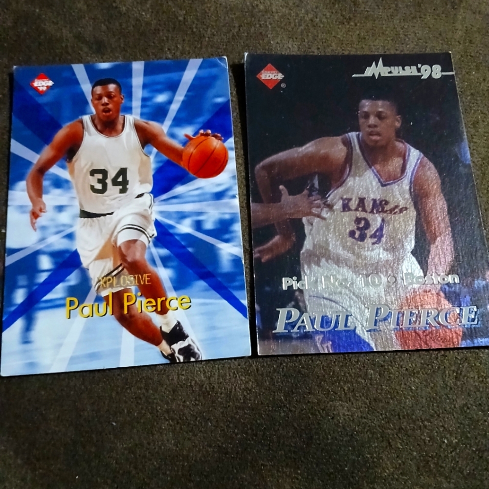 Lot of 2 Paul Pierce rookie cards